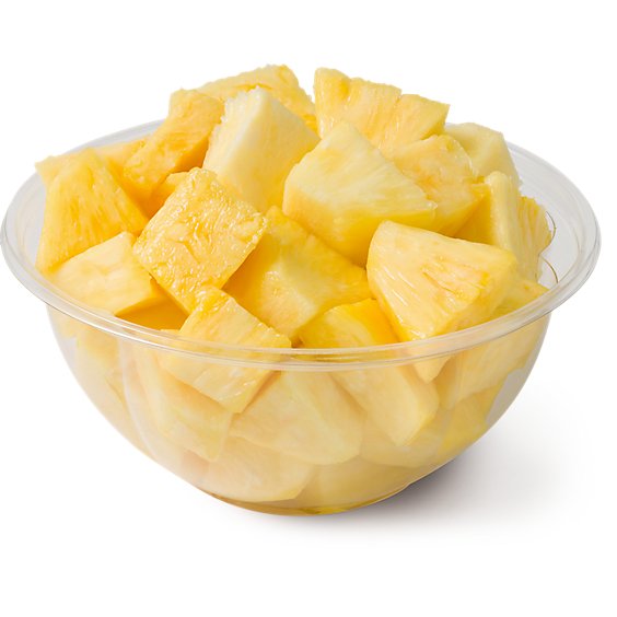 Fresh Cut Pineapple Bowl - 24 Oz