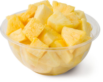 Fresh Cut Pineapple Bowl - 24 Oz