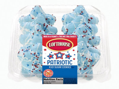 Cookies Star Blue Iced Sugar - Each