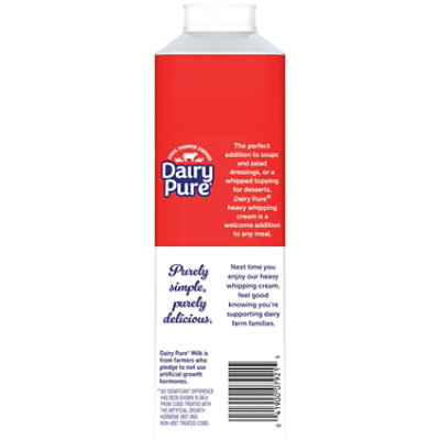 DairyPure Heavy Whipping Cream - 1 Quart - Image 3