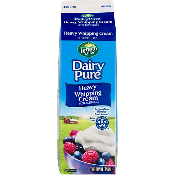 DairyPure Whipping Cream Heavy Cream 36% - 1 Quart