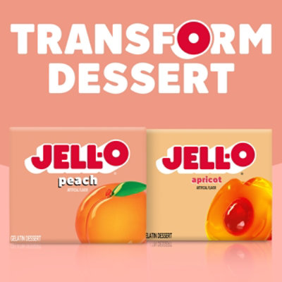 Jell-O Peach Gelatin Dessert Mix Box - 3 Oz - Image 9