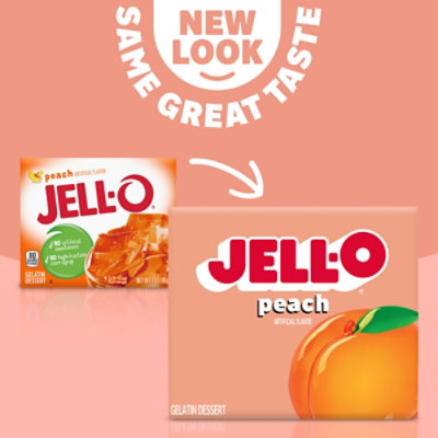 Jell-O Peach Gelatin Dessert Mix Box - 3 Oz - Image 3