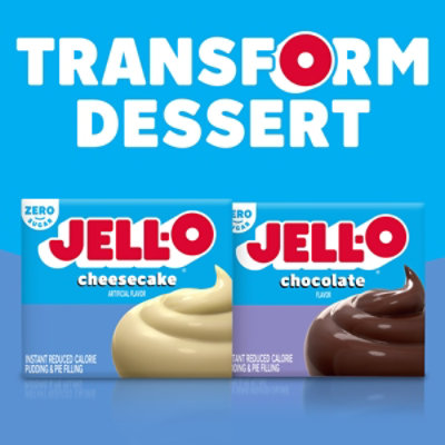 Jell-O Cheesecake Artificially Flavored Zero Sugar Instant Reduced Calorie Pudding & Pie Filling Mix - 1 Oz. - Image 7