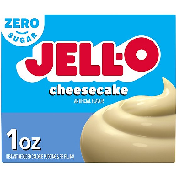 JELL-O Pudding & Pie Filling Instant Sugar Free Cheesecake - 1 Oz