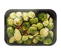 Fresh Cut Brussels Sprouts With Bacon Pieces - 10 Oz