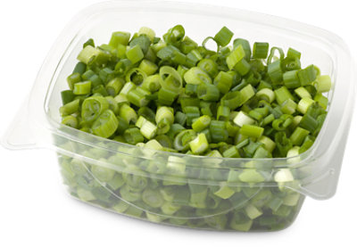 Fresh Cut Diced Green Onion Cup - 3 Oz