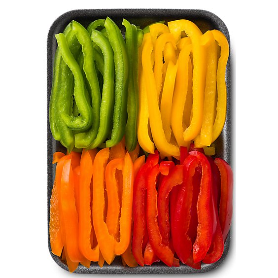 Fresh Cut Sliced Bell Peppers - 8 Oz