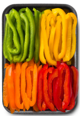 Fresh Cut Sliced Bell Peppers - 8 Oz