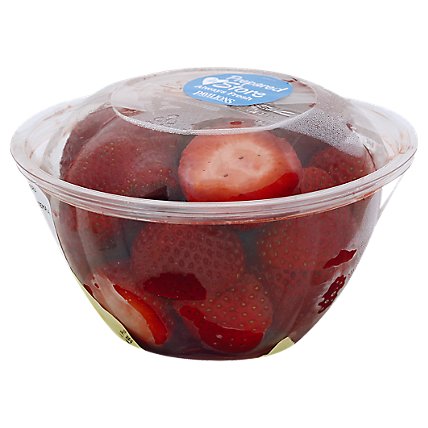 Fresh Cut Strawberry Cup - 12 Oz - Image 1