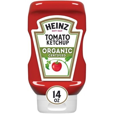 Heinz Organic Tomato Ketchup - 14 Oz - Image 1