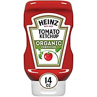 Heinz Organic Tomato Ketchup Bottle - 14 Oz - Image 1