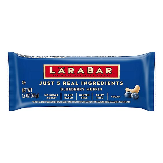 Larabar Food Bar Fruit & Nut Blueberry Muffin - 1.6 Oz