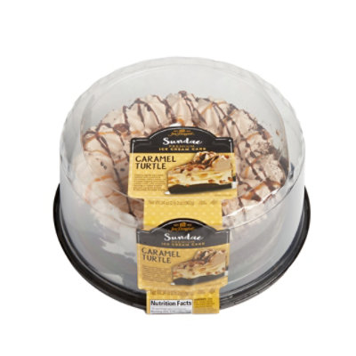 Cake Ice Cream Caramel Turtle - 36 Oz
