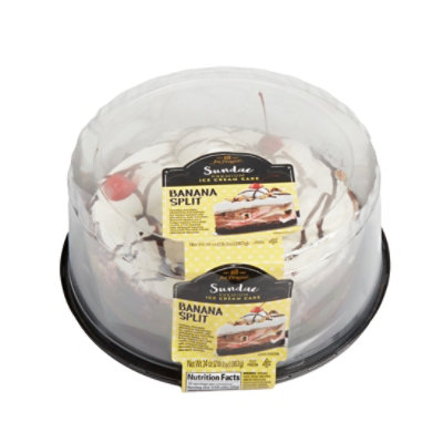 Cake Ice Cream Banana Split - 36 Oz