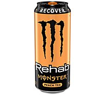 Monster Energy Rehab Peach Tea Energy Drink - 15.5 Fl. Oz.