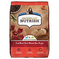 Rachael Ray Nutrish Food for Dogs Super Premium Real Beef & Brown Rice Recipe Bag - 14 Lb - Image 1