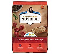 Rachael Ray Nutrish Food for Dogs Super Premium Real Beef & Brown Rice Recipe Bag - 14 Lb