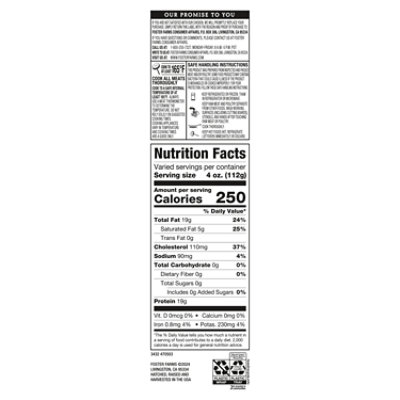 Foster Farms Free Range Chicken Thighs - Lb