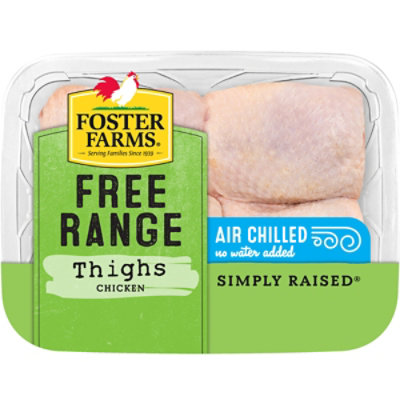 Foster Farms Free Range Chicken Thighs - Lb - Image 2