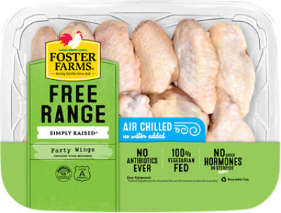 Foster Farms Free Range Party Chicken Wings - Lb - Image 1