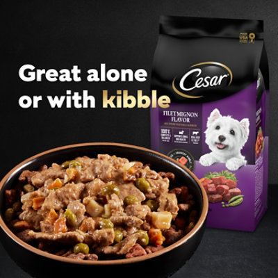 Cesar Home Delights Slow Cooked Chicken And Vegetables Dinner In Sauce Adult Wet Dog Food - 3.5 Oz - Image 5