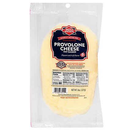 Dietz & Watson Cheese Sliced Smoked Provolone - 8 Oz - Image 1