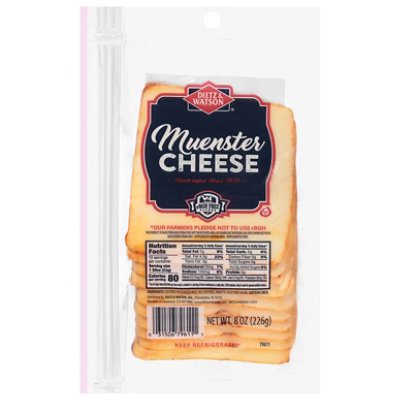 Dietz & Watson Cheese Muenster Vac Pack - 8 Oz - Image 2