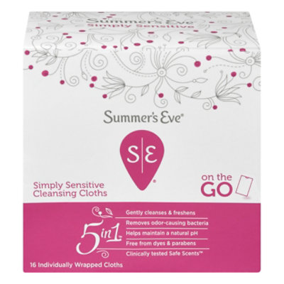 Summers Eve Cleansing Cloths Simply Sensitive - 16 Count - Image 3