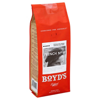 Boyds Coffee Coffee Ground French No. 6 - 12 Oz