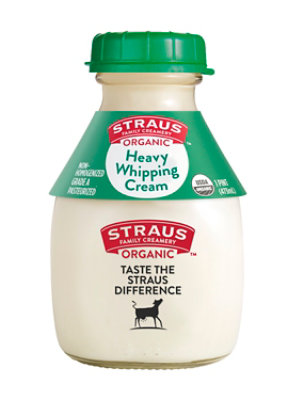 Straus Organic Whipping Cream - 16 Fl. Oz. - Image 1