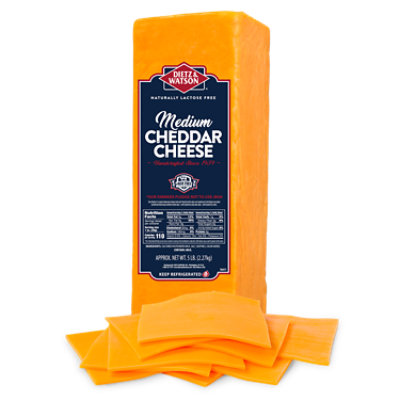 Dietz & Watson Medium Cheddar - Image 1