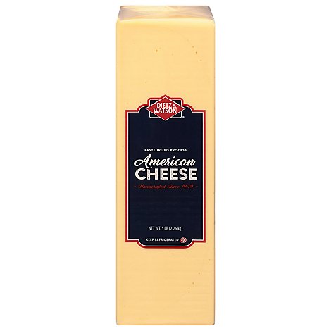 Dietz & Watson Yellow American Cheese - 0.50 Lb