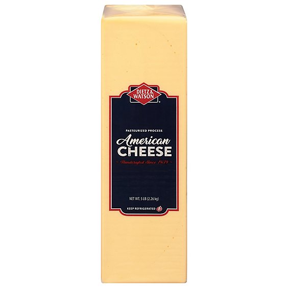 Dietz & Watson Yellow American Cheese - 0.50 Lb