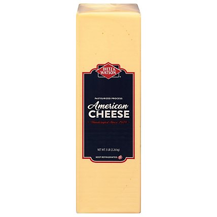 Dietz & Watson Yellow American Cheese - 0.50 Lb - Image 1