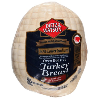 turkey sodium lower lb dietz watson breast meat