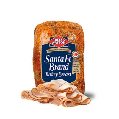 Dietz & Watson Santa Fe Brand Turkey Breast Fire Roast Pepper & Sun Dried Tomatoes - 0.50 LB
