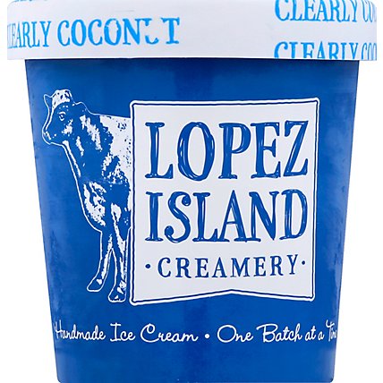 Lopez Island Creamery Coconut Ice Cream - 1 Pint - Image 2