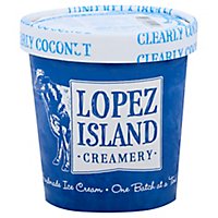 Lopez Island Creamery Coconut Ice Cream - 1 Pint - Image 1