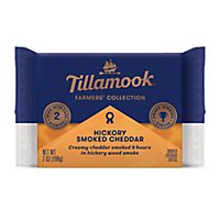 Tillamook Farmers Collection Hickory Smoked Medium Cheddar Cheese Block - 7 Oz - Image 1