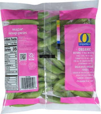 O Organics Sugar Snap Peas Prepacked Bag - 8 Oz - Image 5