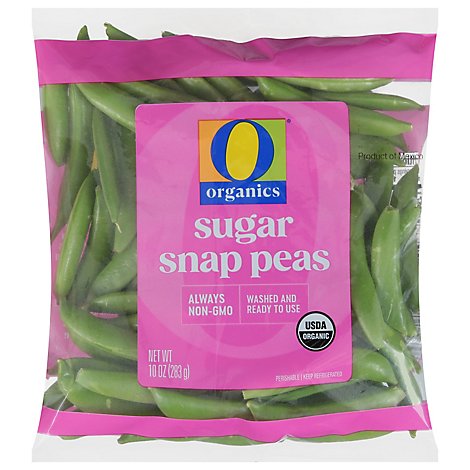 O Organics Organic Sugar Snap Peas Prepacked Bag - 10 Oz