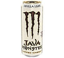 Monster Energy Java Vanilla Light Coffee + Energy Drink - 15.5 Fl. Oz.