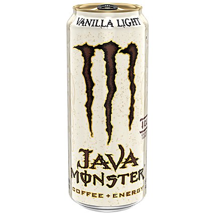 Monster Energy Java Vanilla Light Coffee + Energy Drink - 15.5 Fl. Oz. - Image 1