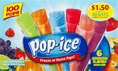 Pop-Ice Freezer Bars Pops - 100 Count - Image 6