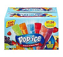 Pop-Ice Freezer Bars Pops - 100 Count