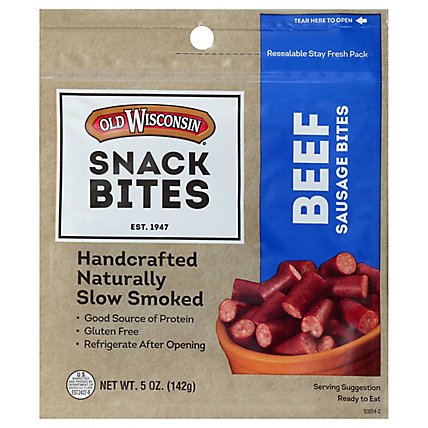 Old Wisconsin Beef Snack Bite - 5 Oz - Image 1