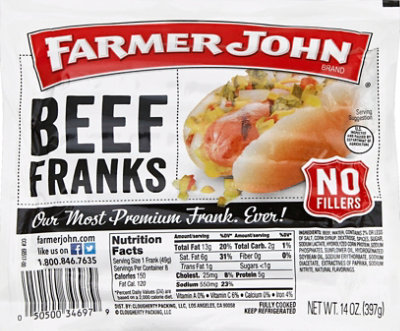 Farmer John Premium Beef Franks - 14 Oz - Image 2