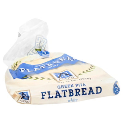 Alexis Greek White Pita Flatbread - 14 Oz - Image 1