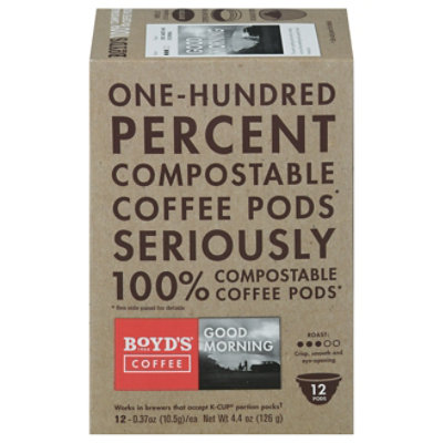 Boyds Coffee Coffee Pods Good Morning - 12-0.37 Oz - Image 3